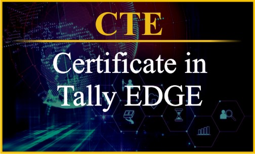 Certificate in Tally EDGE-CTE